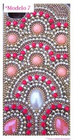 Capinha com pedraria e strass - Modelo 7 - Galaxy S4/S3